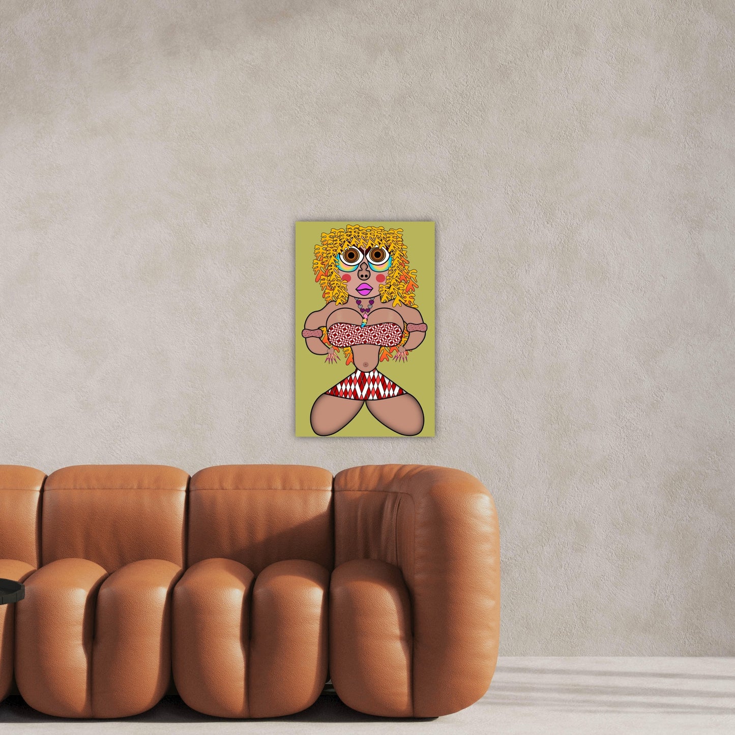 Helter Skelter Babe Peel and Stick Print