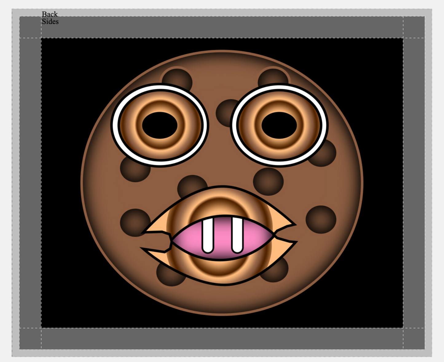 Circular Fudge Canvas Print