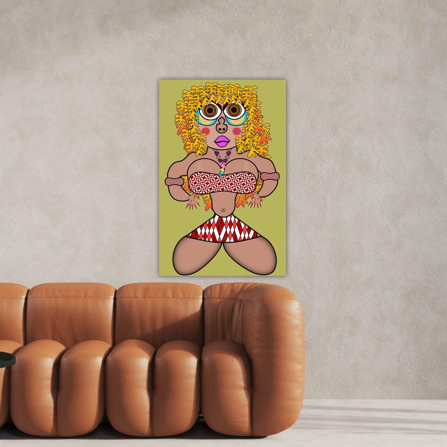 Helter Skelter Babe Peel and Stick Print