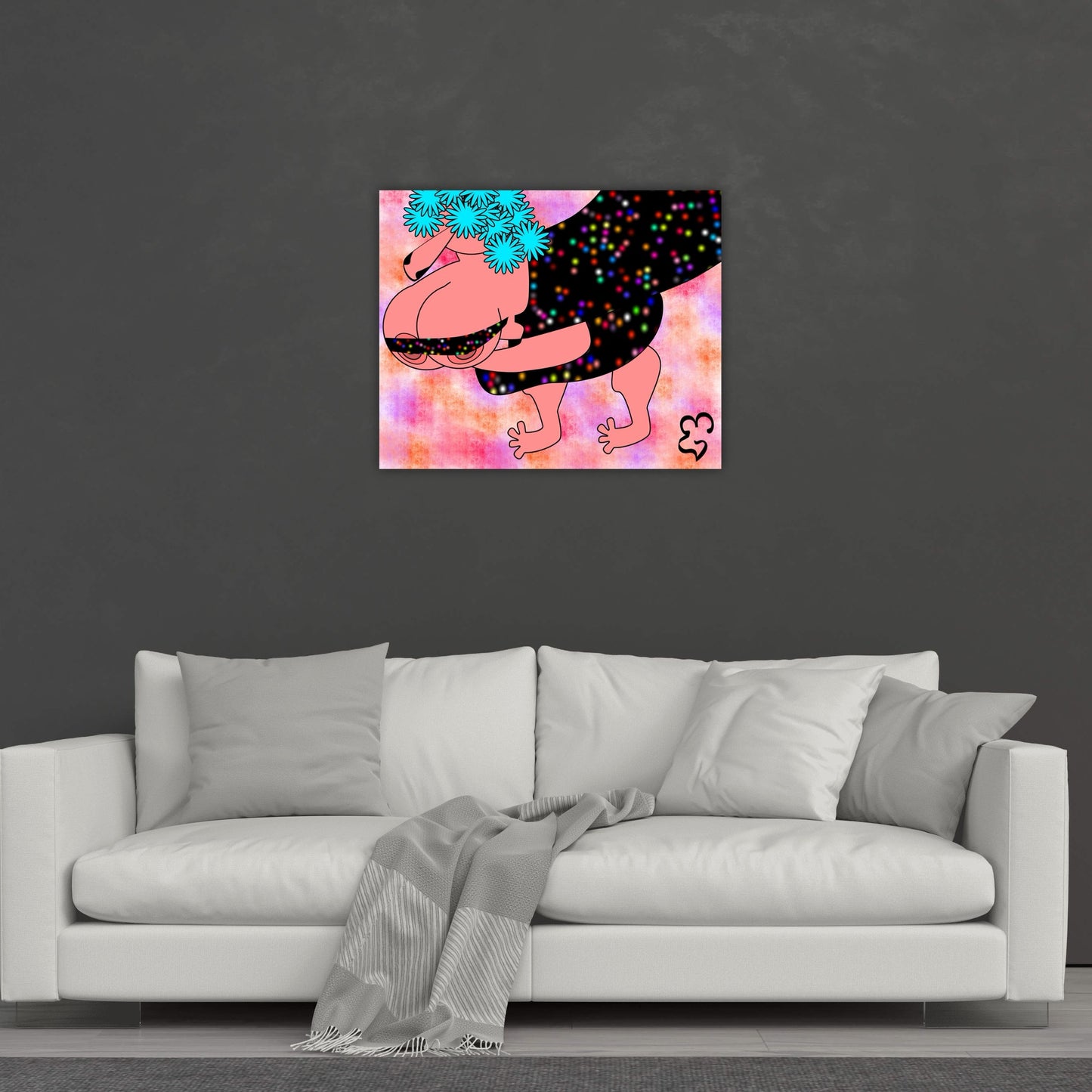 The Present Thief Peel and Stick Print