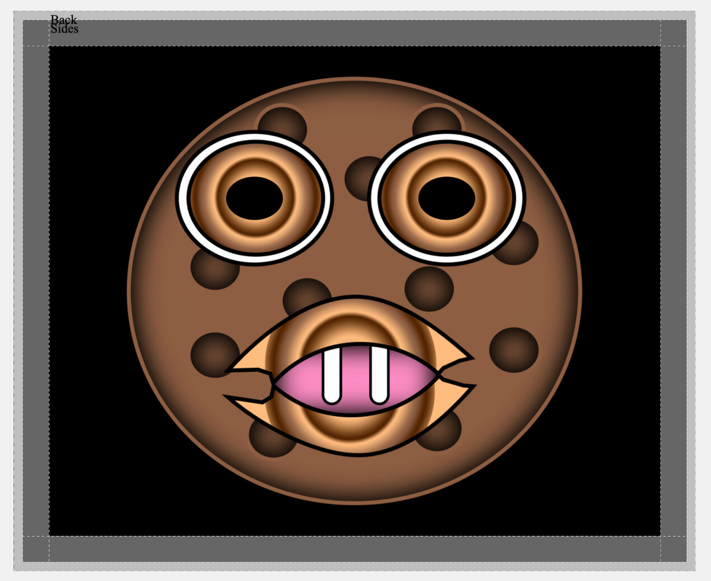 Circular Fudge Canvas Print