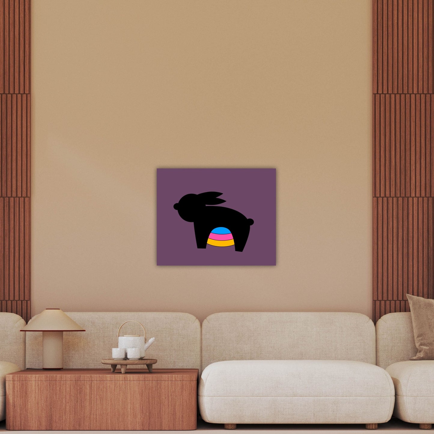 The Animal Party Peel and Stick Print