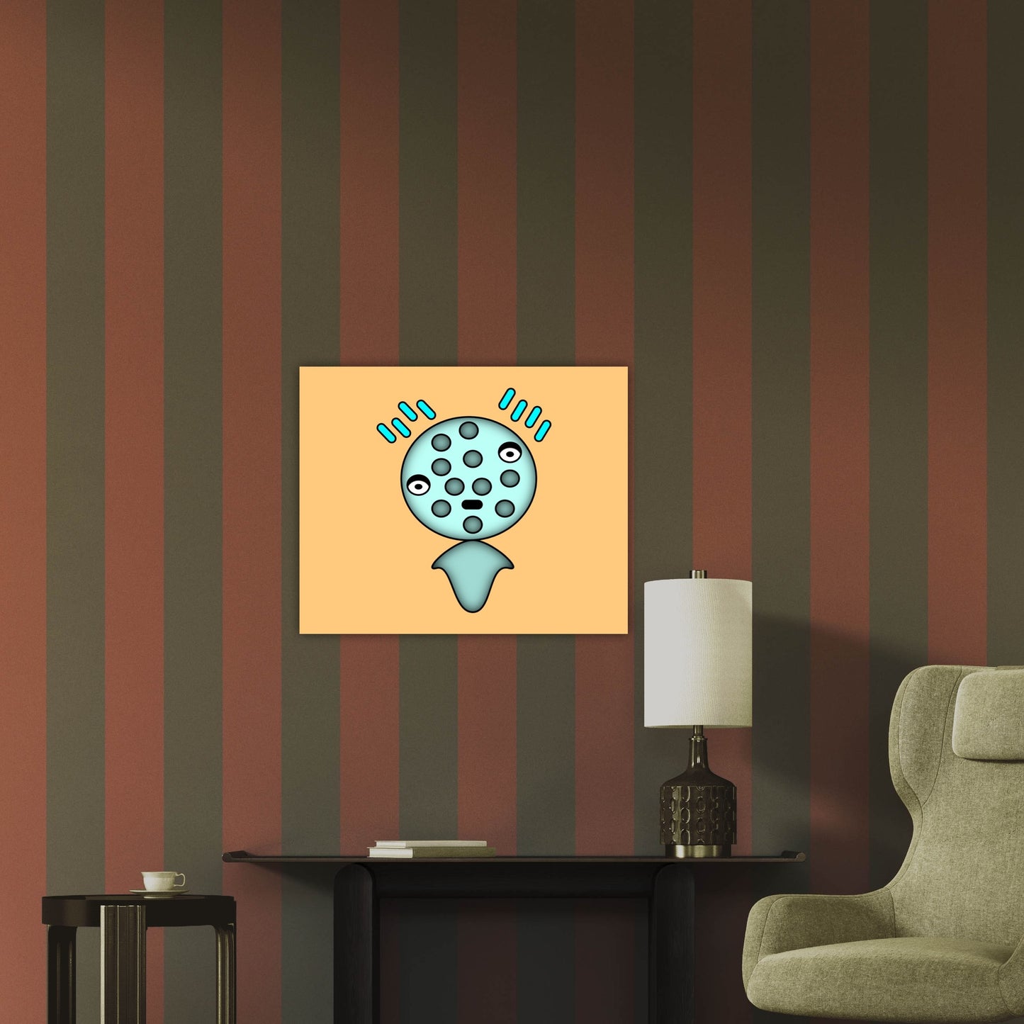 The Moon Lord Peel and Stick Print