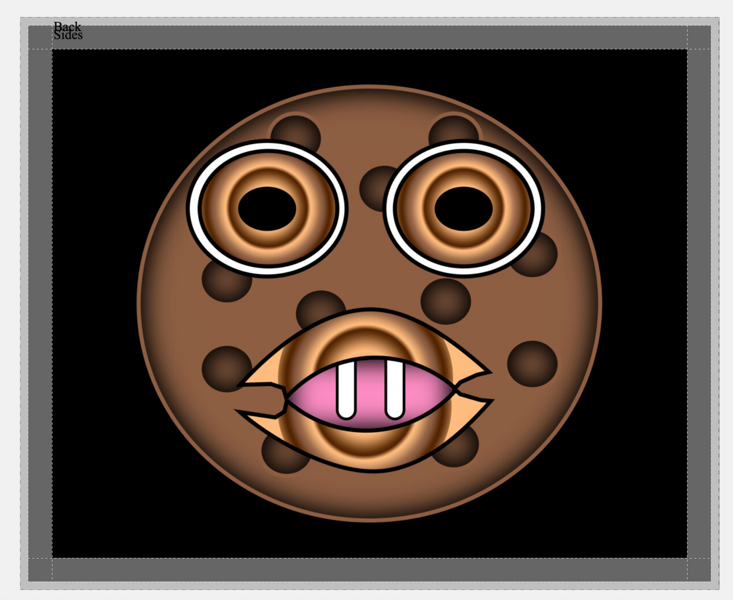 Circular Fudge Canvas Print