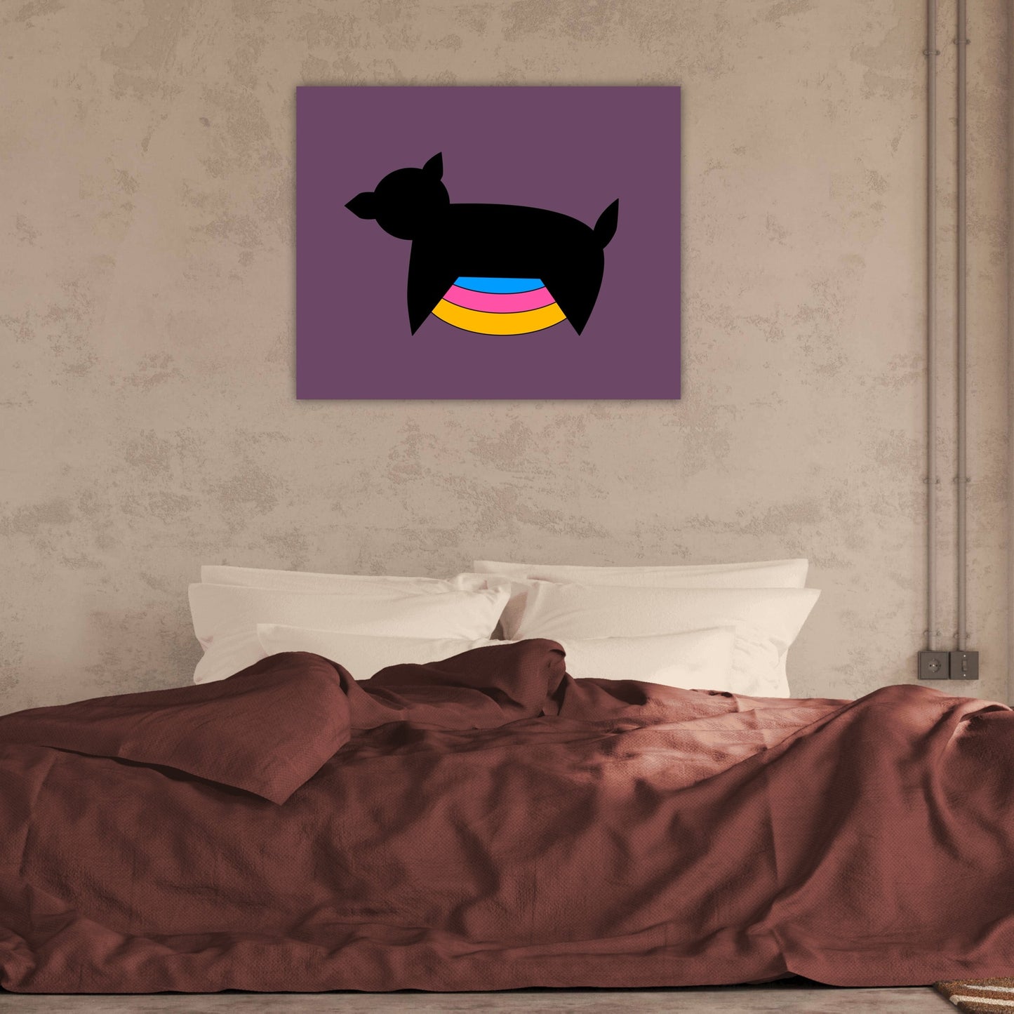 The Animal Party Peel and Stick Print
