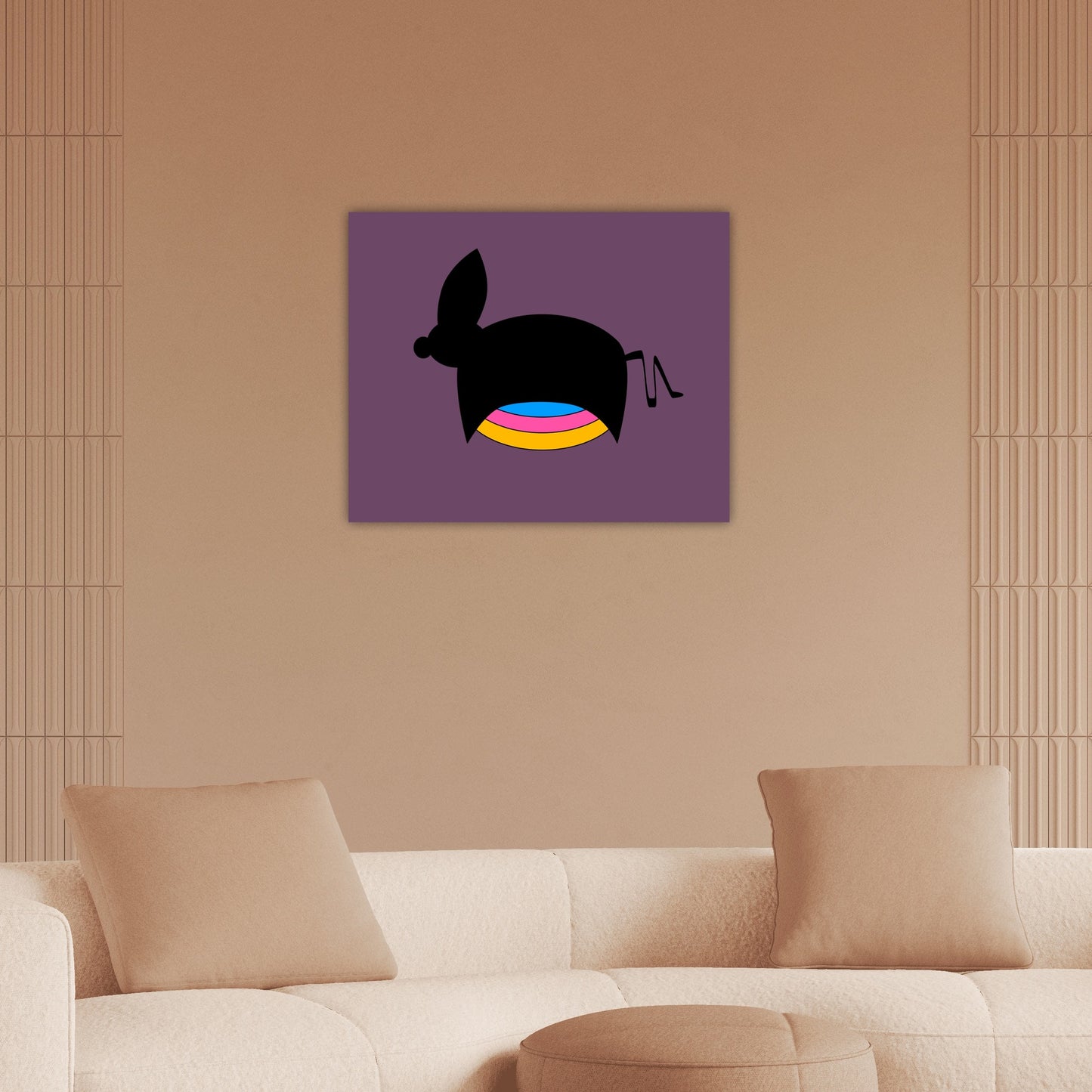 The Animal Party Peel and Stick Print