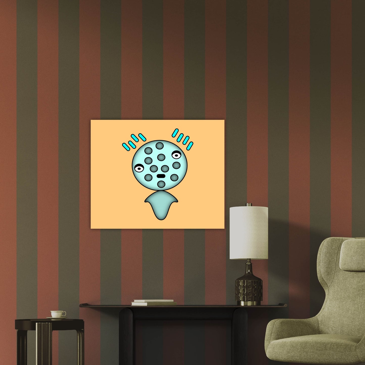 The Moon Lord Peel and Stick Print