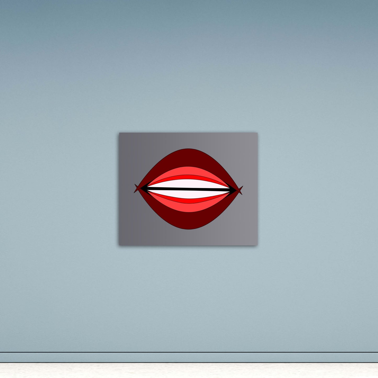 Mouth Love Metal Print