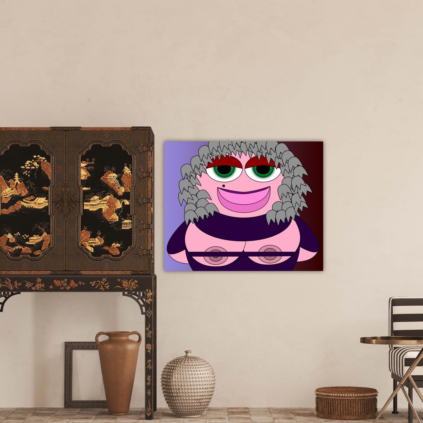 Mademoiselles Metal Print