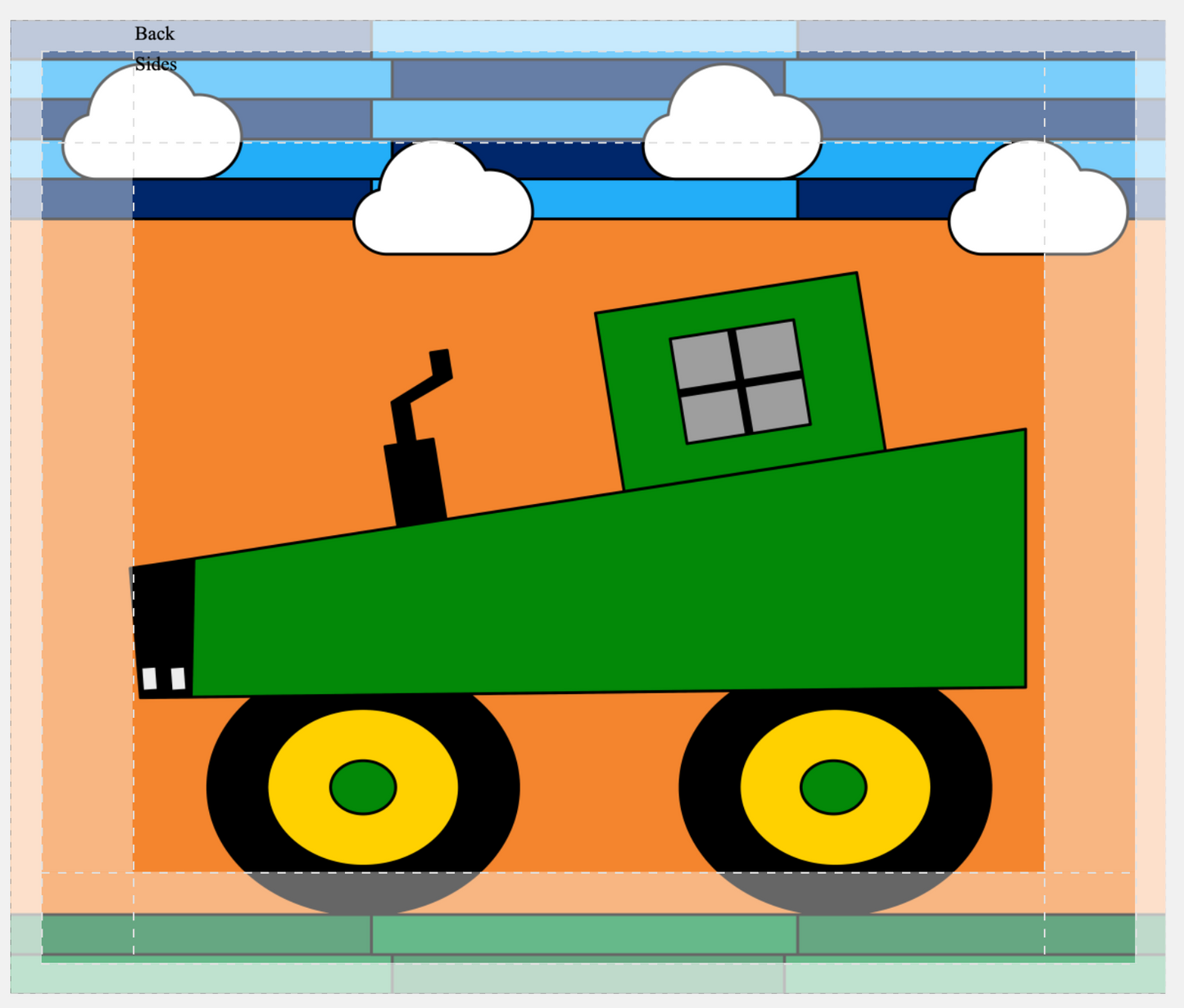 El Tractor Canvas Print