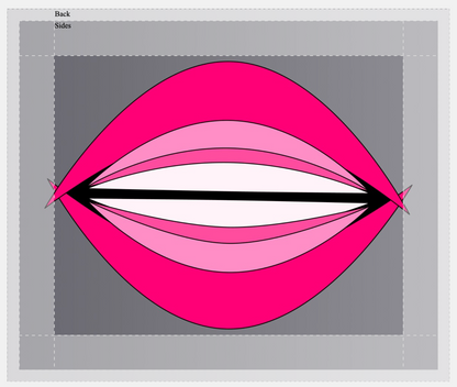 Mouth Love Canvas Print