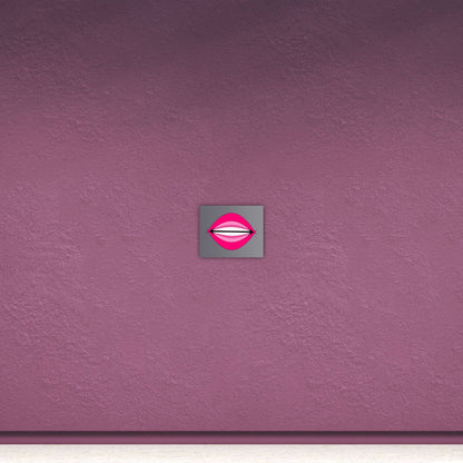 Mouth Love Metal Print
