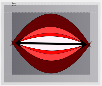 Mouth Love Canvas Print