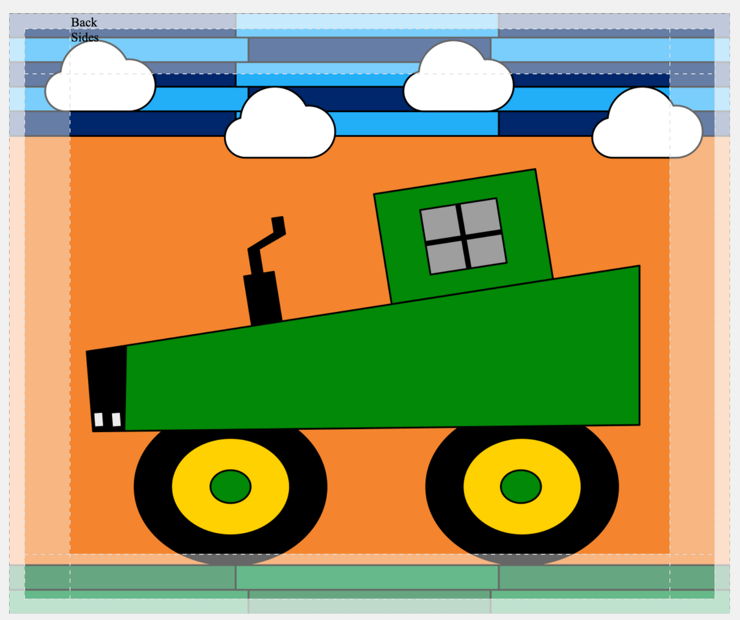 El Tractor Canvas Print