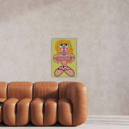 Helter Skelter Babe Peel and Stick Print