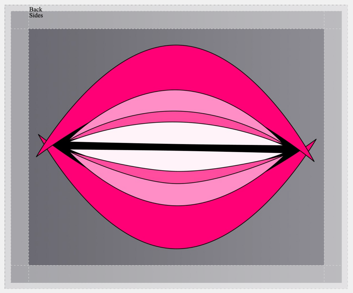 Mouth Love Canvas Print