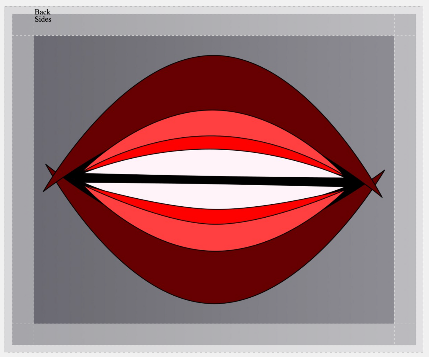 Mouth Love Canvas Print