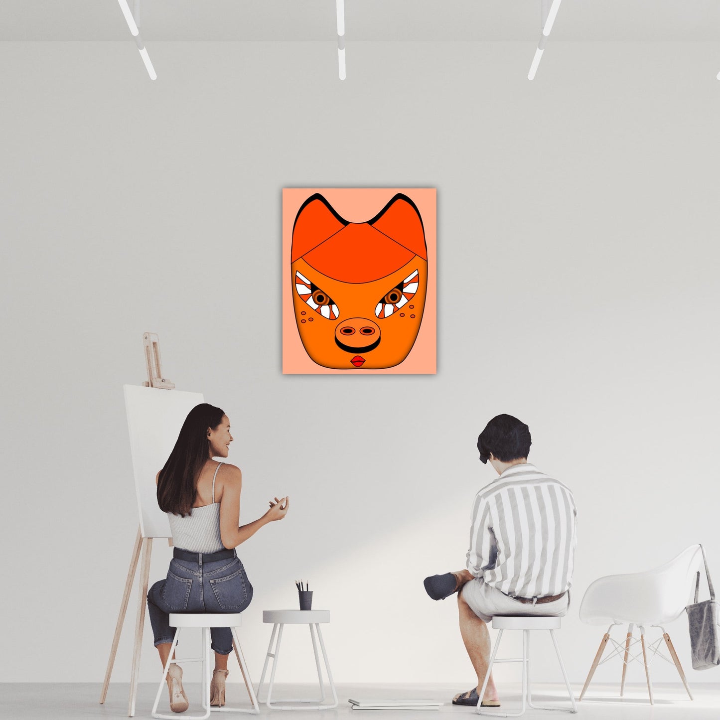 Faces Of Mortality Archival Matte Print