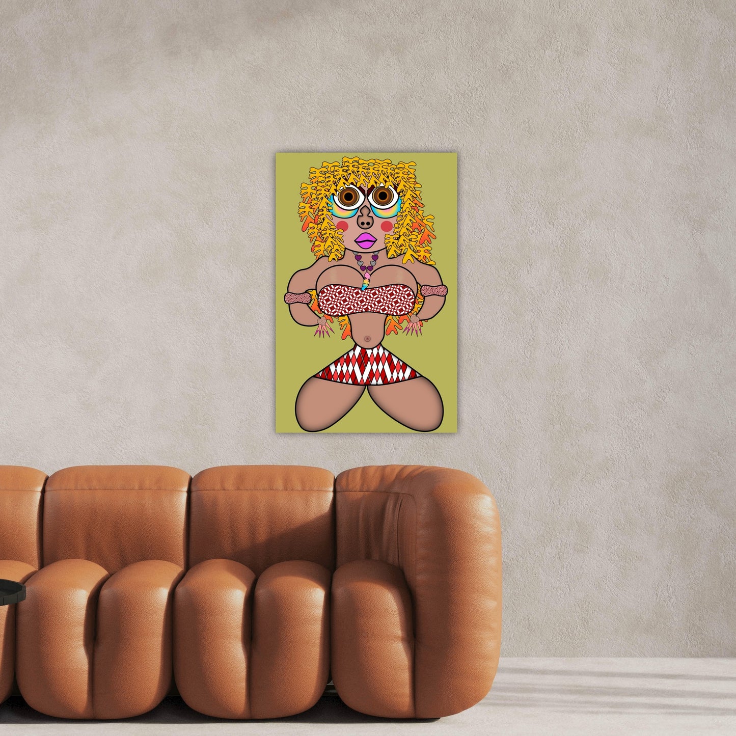 Helter Skelter Babe Peel and Stick Print