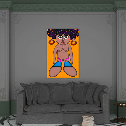 Euphoria Dysphoria Babe Peel and Stick Print