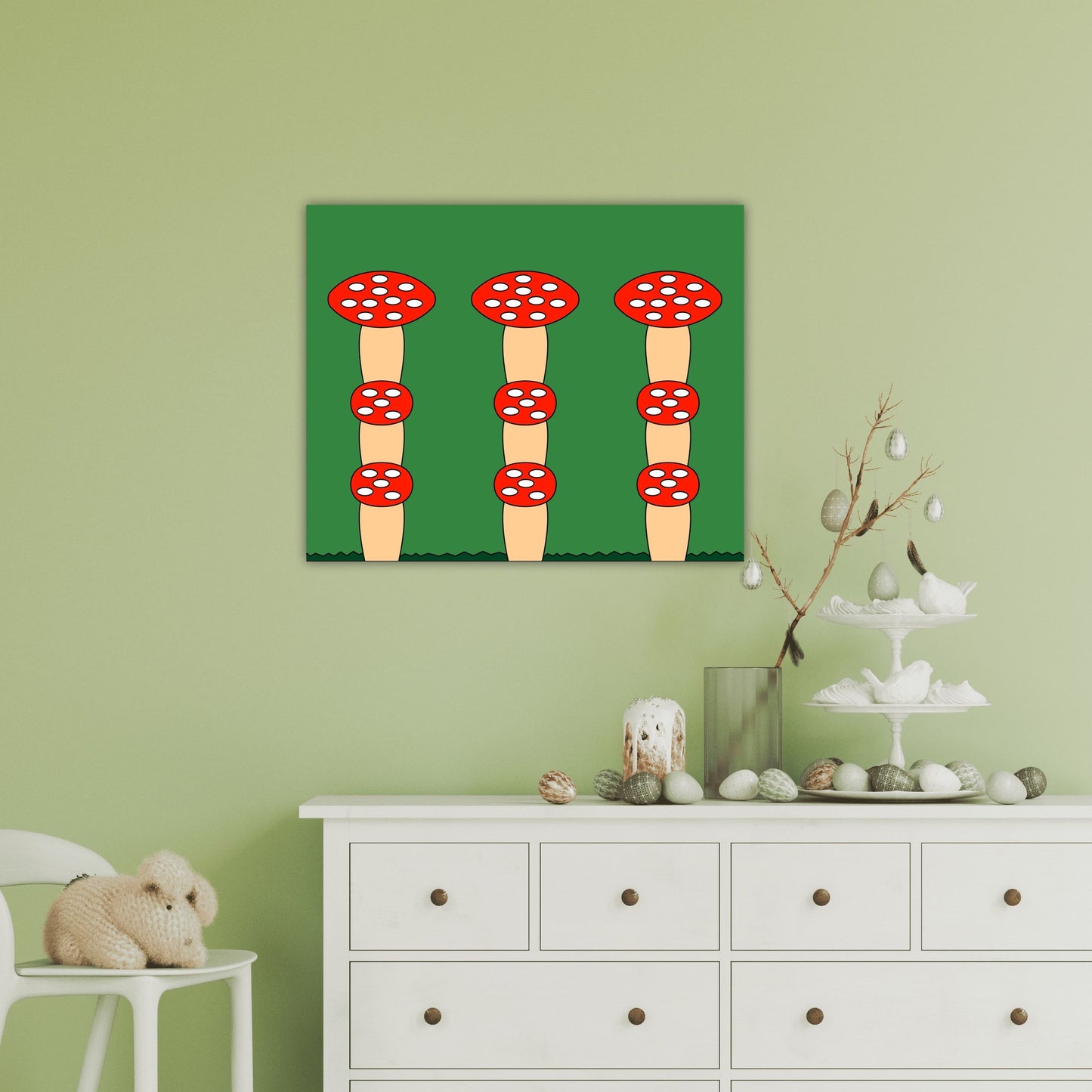 Amanita Muscaria Archival Matte Print
