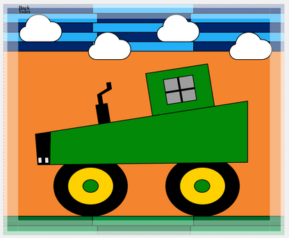El Tractor Canvas Print