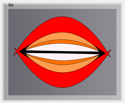 Mouth Love Canvas Print