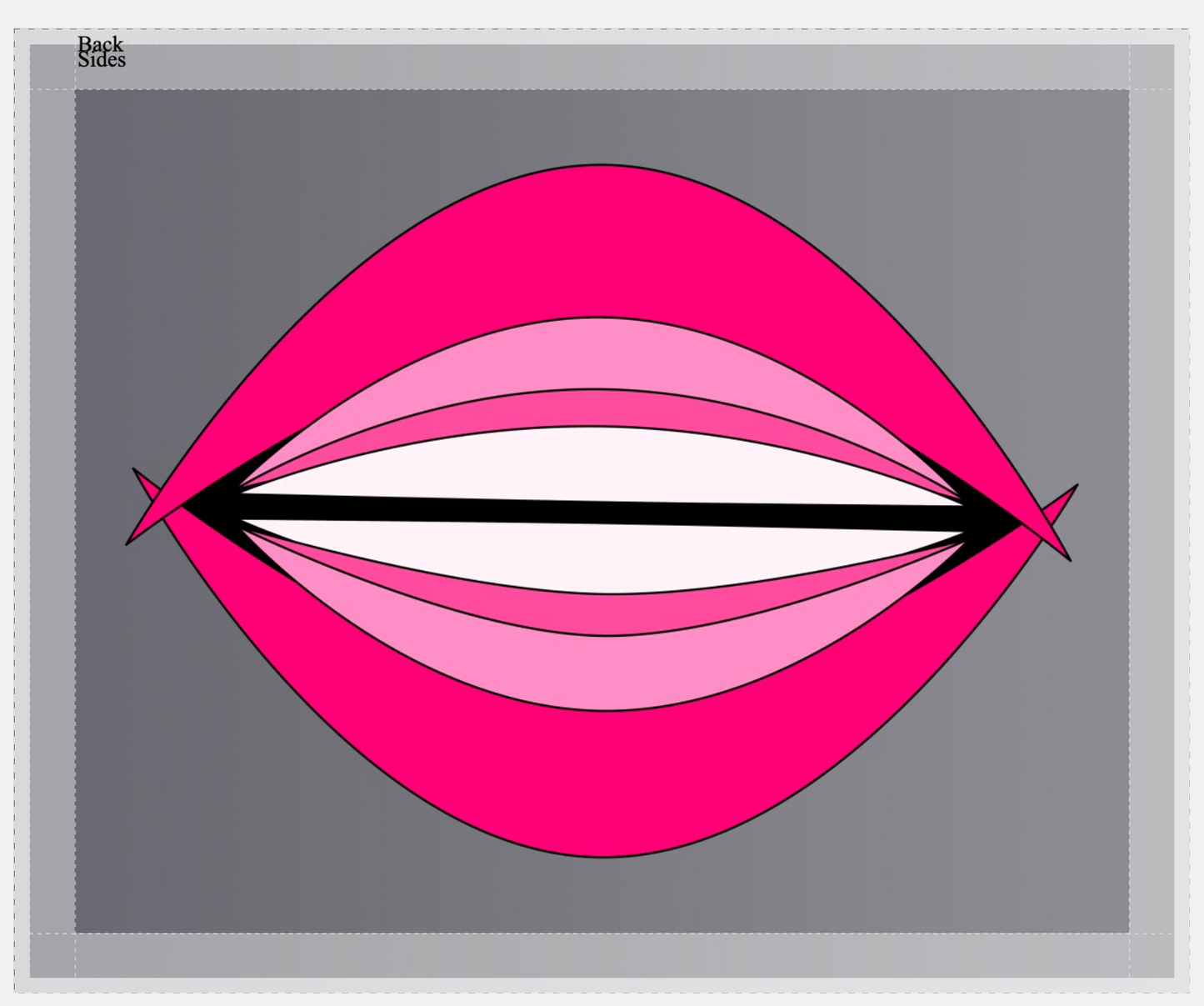Mouth Love Canvas Print