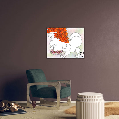 White Knight Babe Archival Matte Print