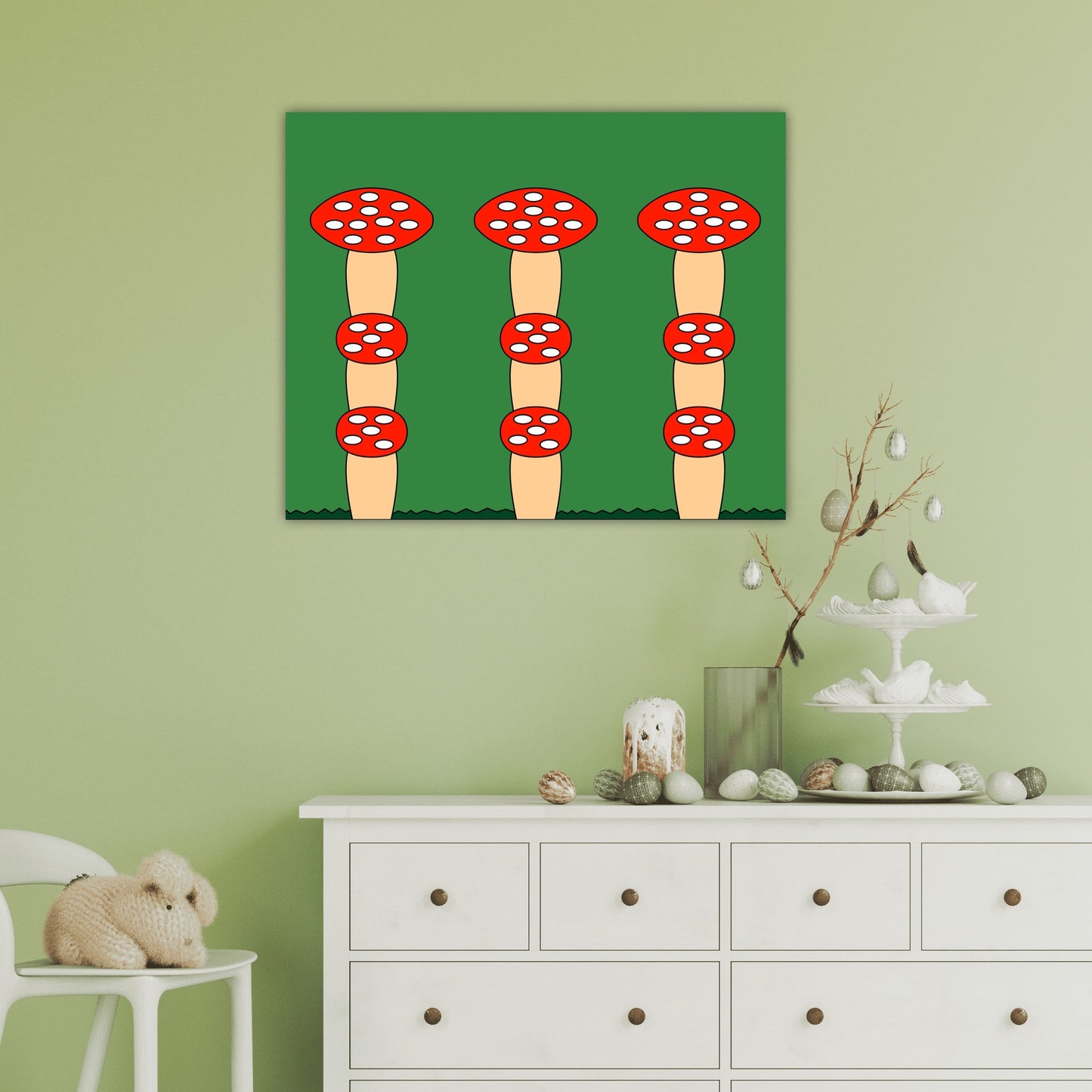 Amanita Muscaria Archival Matte Print