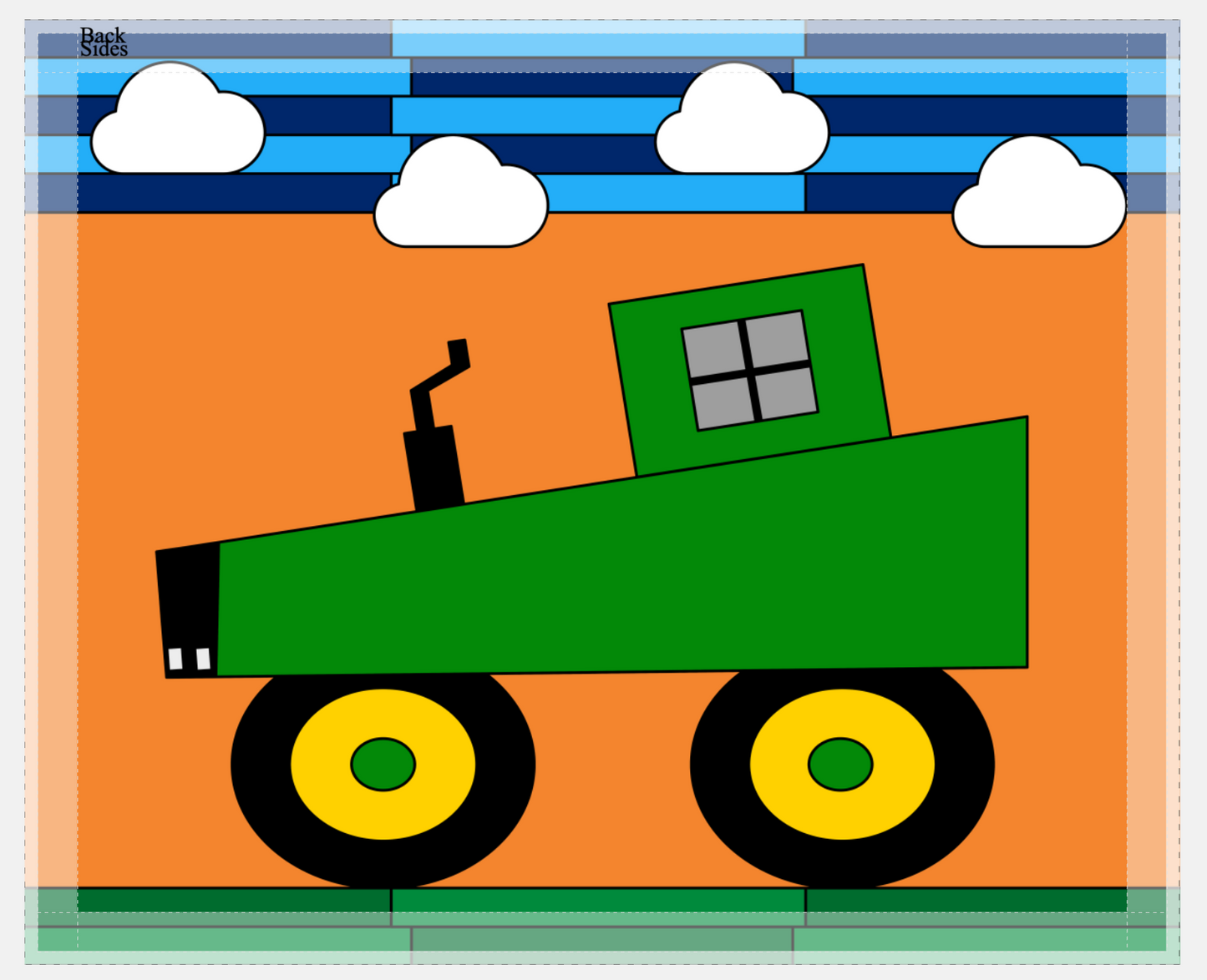 El Tractor Canvas Print