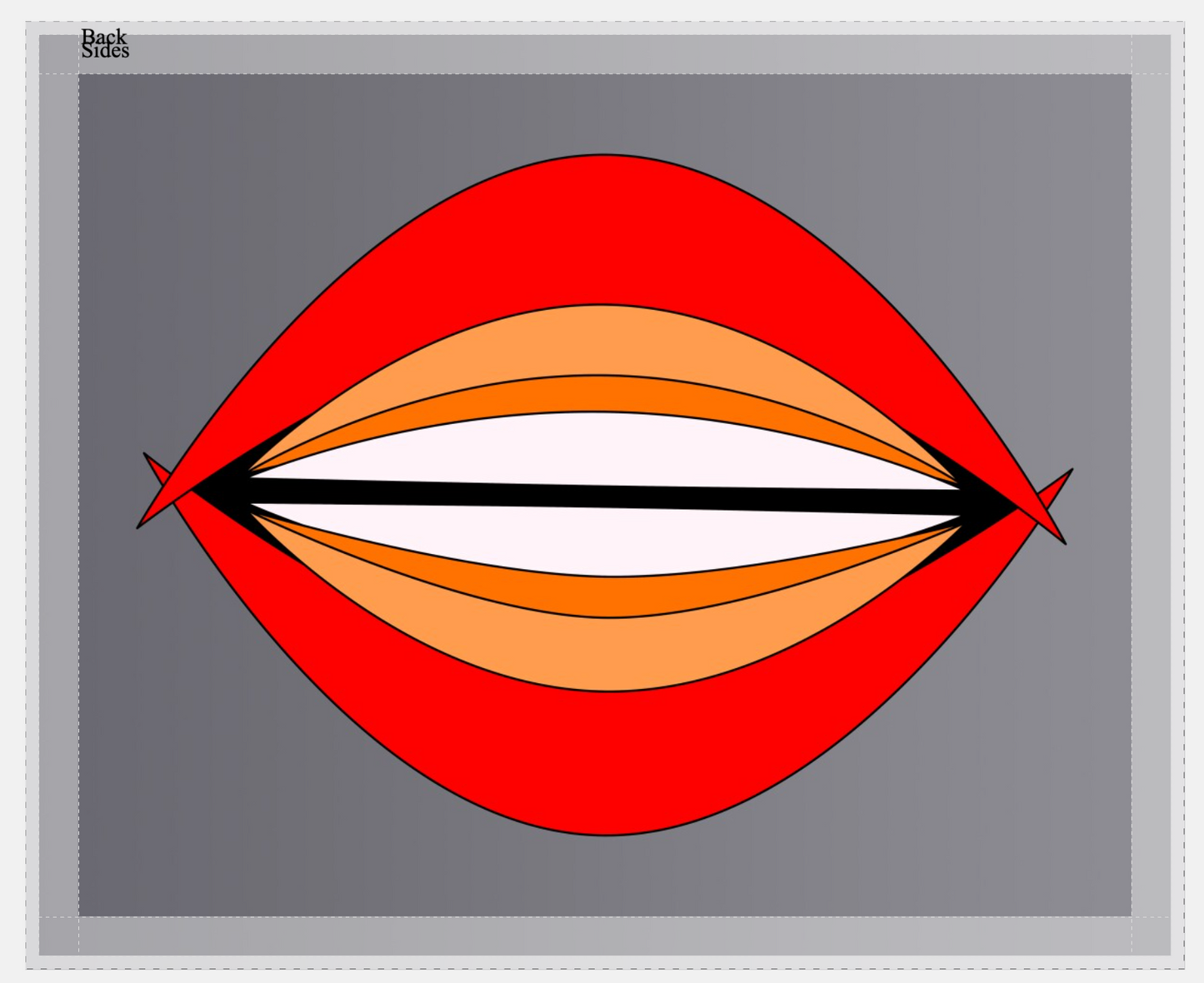 Mouth Love Canvas Print
