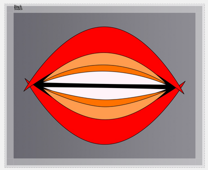 Mouth Love Canvas Print