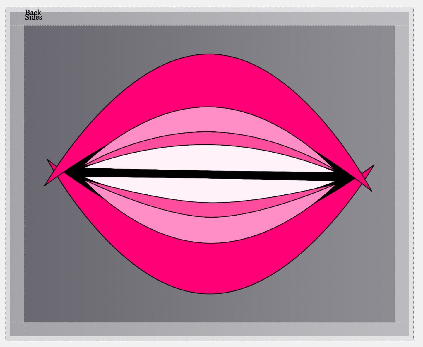 Mouth Love Canvas Print