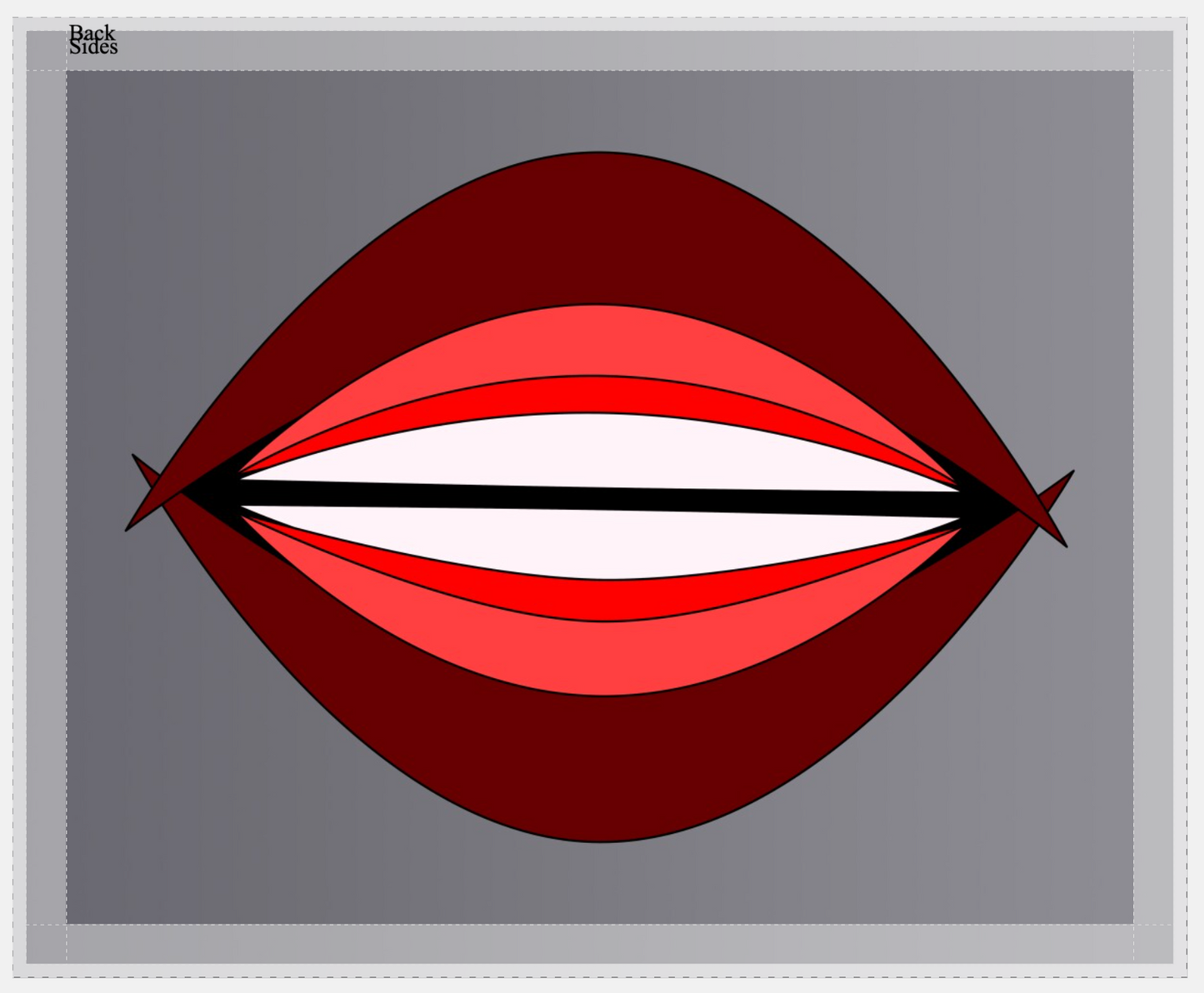 Mouth Love Canvas Print
