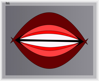 Mouth Love Canvas Print