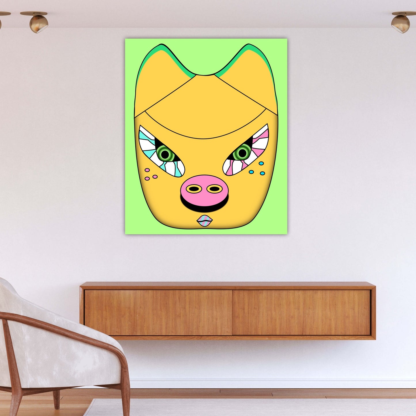 Faces Of Mortality Archival Matte Print