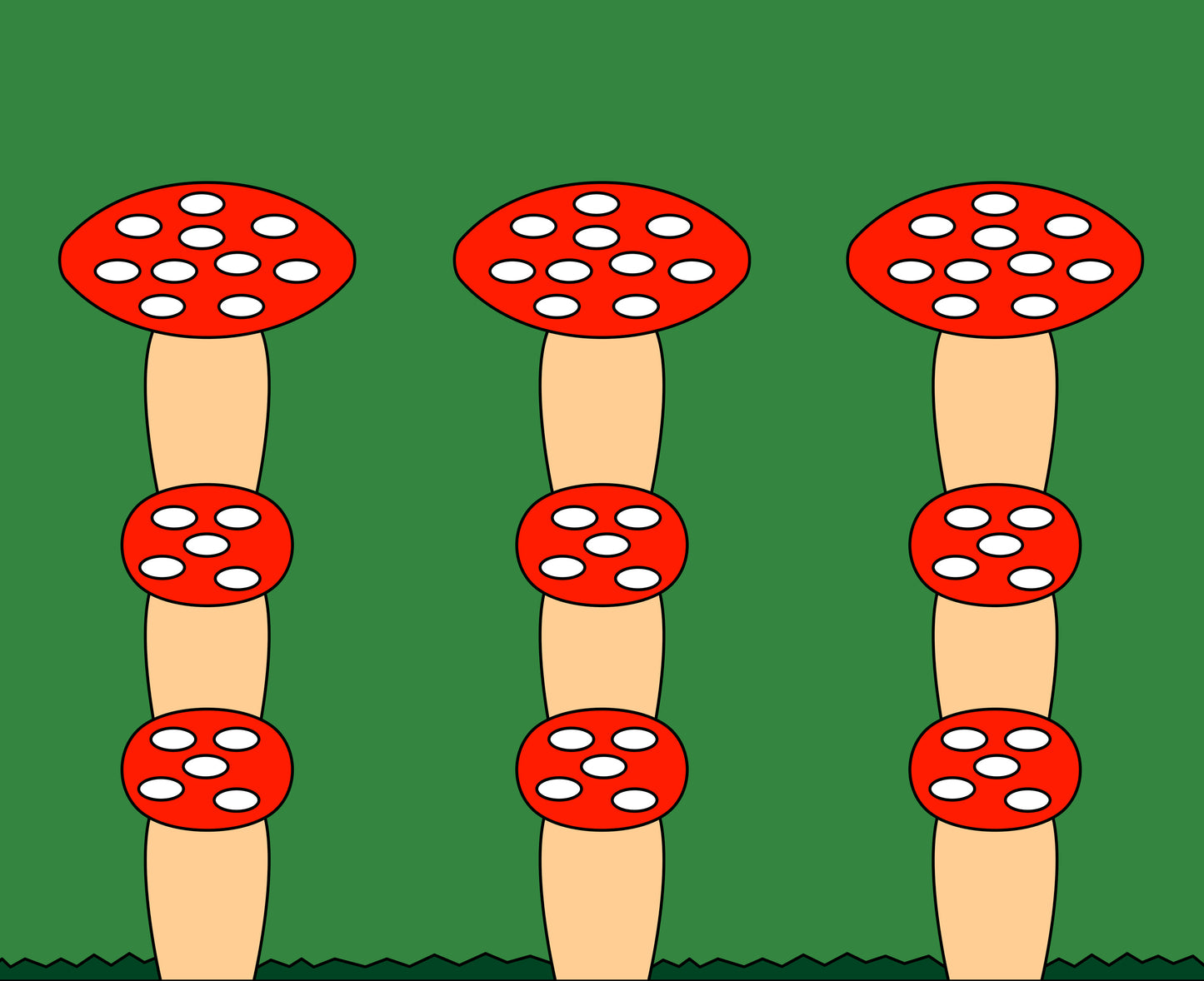 Amanita Muscaria Peel and Stick Print